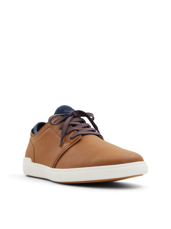 OMONO - נעלי סניקרס לגברים במראה עור