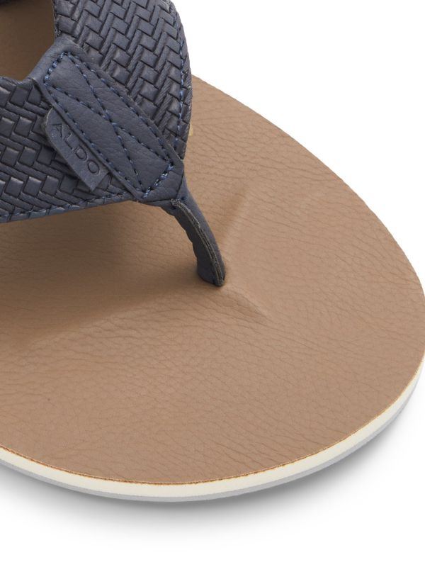 TAJ - כפכפי אצבע עם רצועות קלועות לגברים