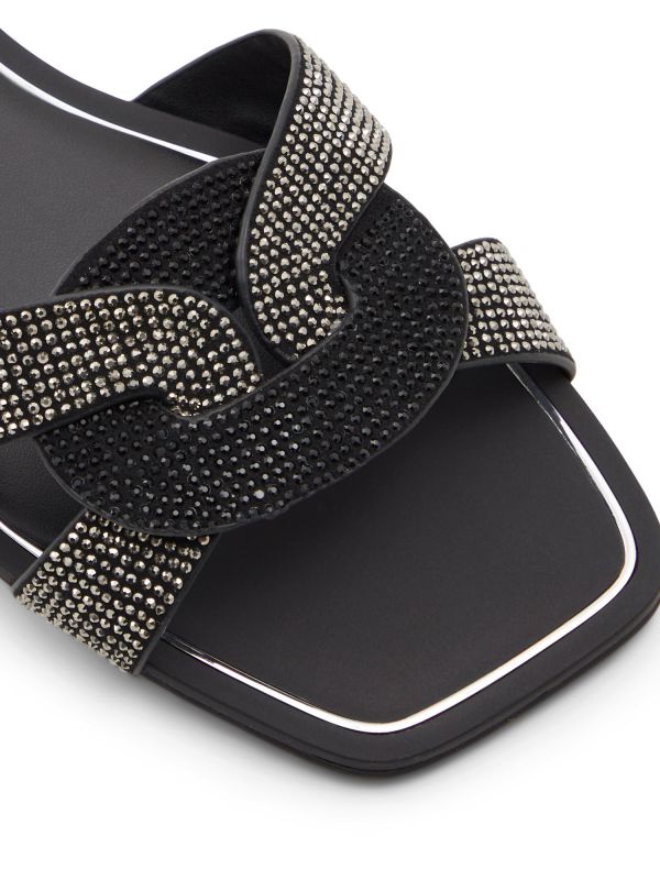 ANSON - סנדלים שטוחים עם אבנים