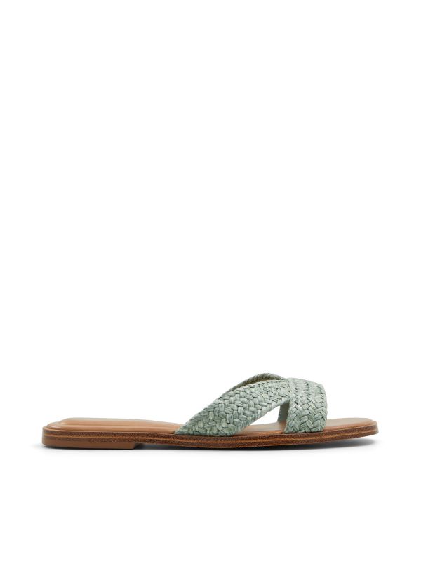 CARIA - כפכפים שטוחים עם רצועה קלועה לנשים