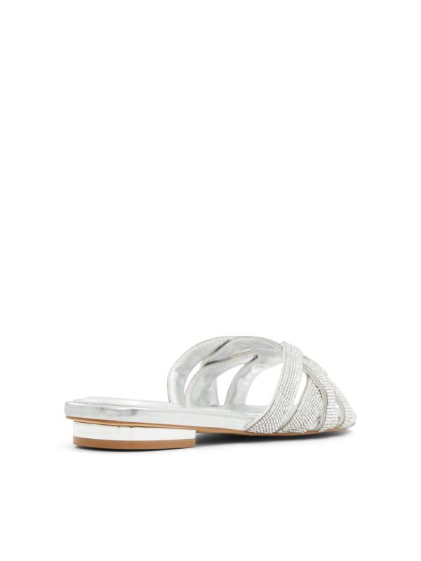 CORALLY - כפכפי רצועות מוצלבות עם אבנים לנשים