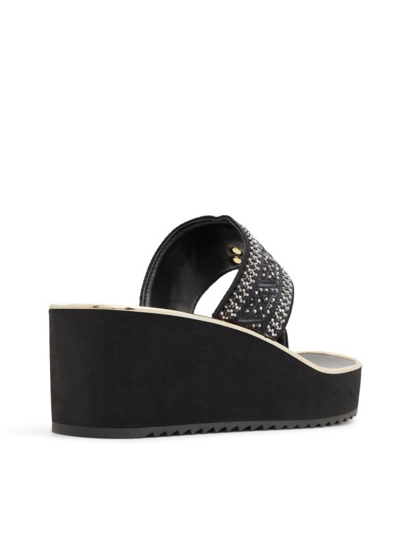 FASSBIDER - כפכפי רוקי גבוהים עם אבזם לנשים