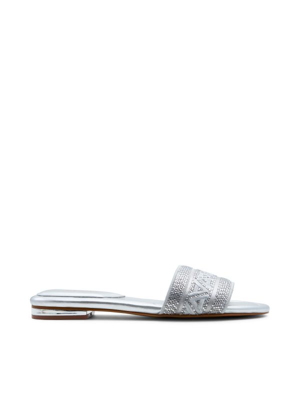 GHALIA - כפכפים שטוחים מעוטרים לנשים