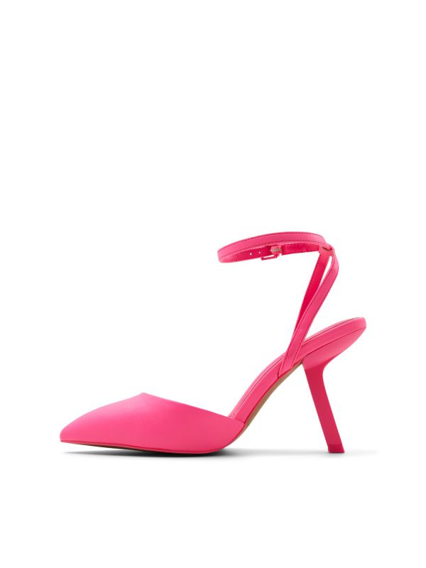 LEGAEMAS - נעלי סירה ורודות עם עקב גבוה לנשים