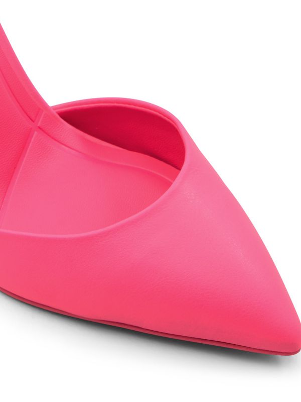 LEGAEMAS - נעלי סירה ורודות עם עקב גבוה לנשים