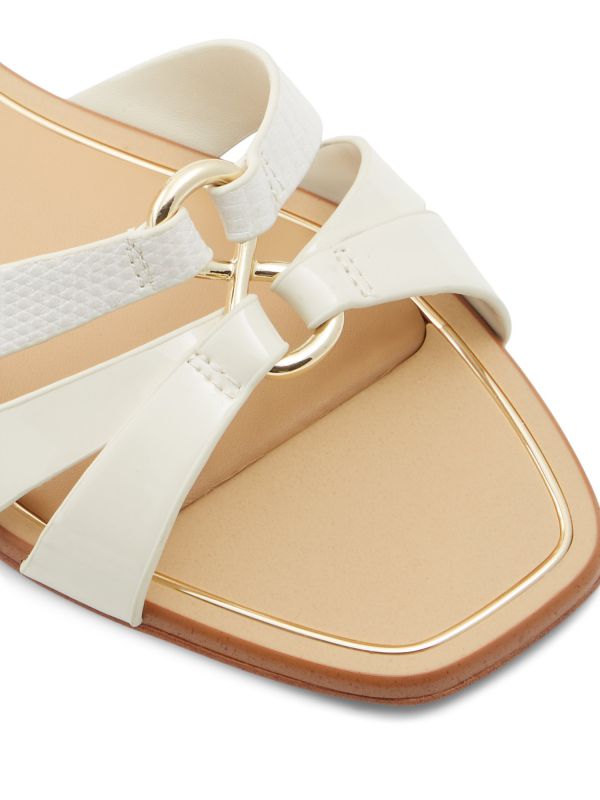 MARASSI - סנדלים שטוחים עם רצועות מוצלבות