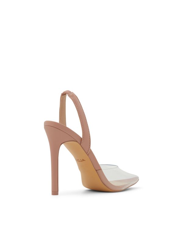 MARIE - נעלי סירה שקופות עם עקב לנשים