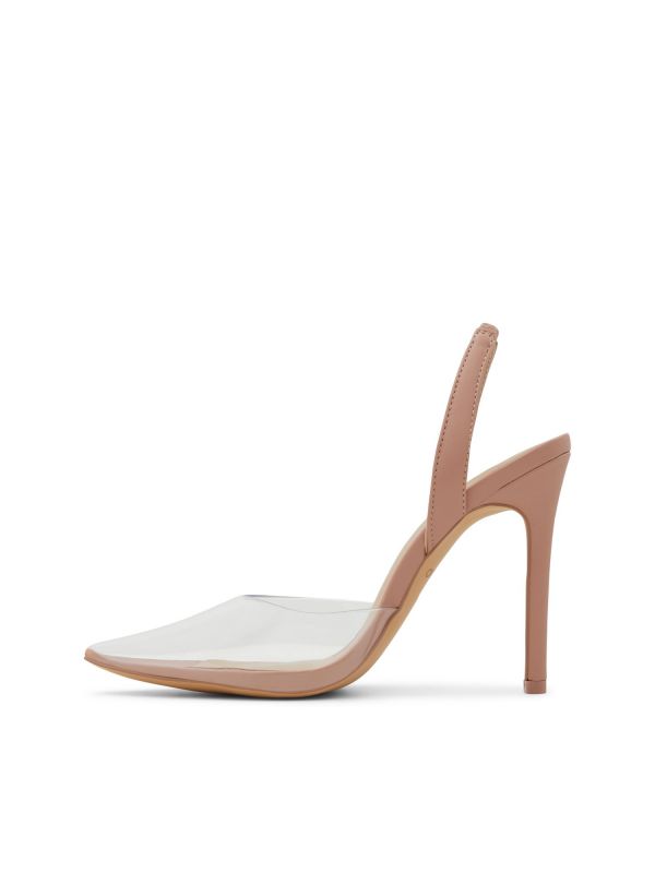 MARIE - נעלי סירה שקופות עם עקב לנשים