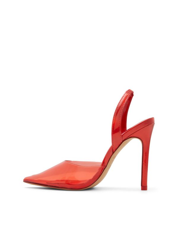 MARIE - נעלי סירה שקופות עם עקב לנשים