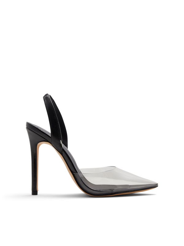 MARIE - נעלי סירה שקופות עם עקב לנשים