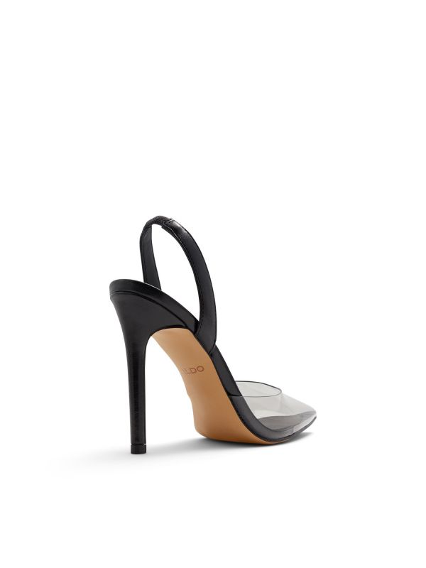 MARIE - נעלי סירה שקופות עם עקב לנשים