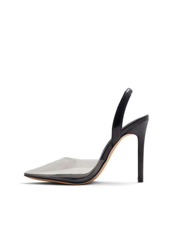 MARIE - נעלי סירה שקופות עם עקב לנשים