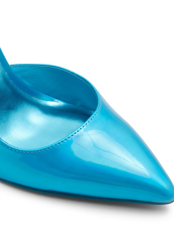 MIDNIGHT - נעלי סירה מטאליות עם עקב סטילטו לנשים