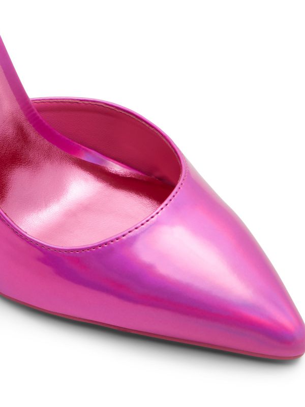 MIDNIGHT - נעלי סירה מטאליות עם עקב סטילטו לנשים