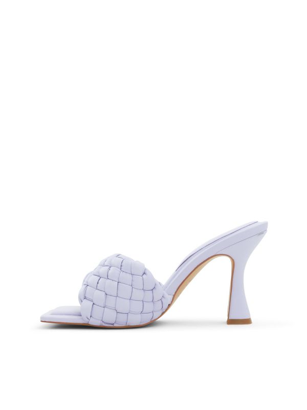 MILANO - כפכפי עקב עם רצועה מוצלבת לנשים