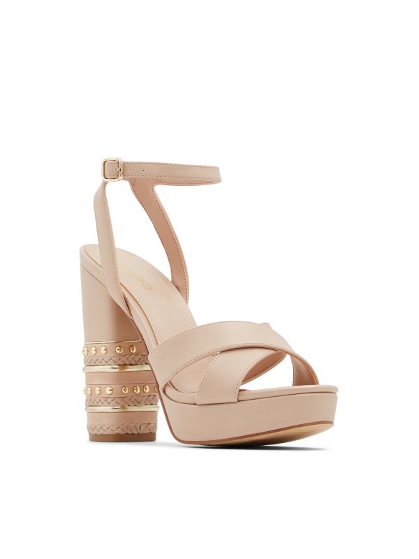 MOOMBA - סנדלי עקב מעוטרים