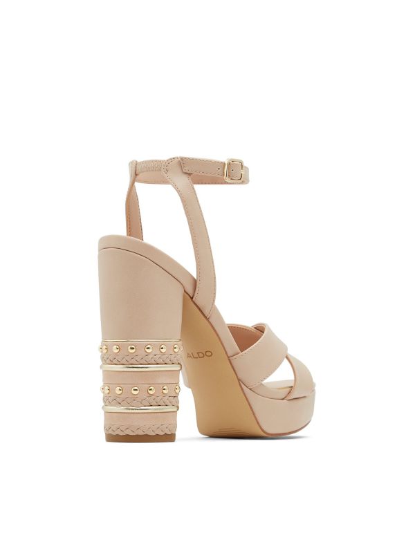 MOOMBA - סנדלי עקב מעוטרים