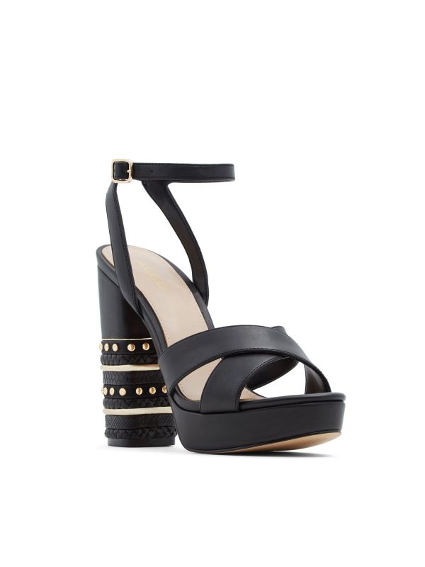 MOOMBA - סנדלי עקב מעוטרים