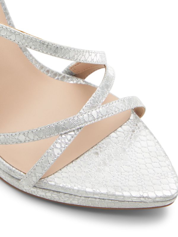 RESURGE - סנדלי עקב גבוהים מטאליים