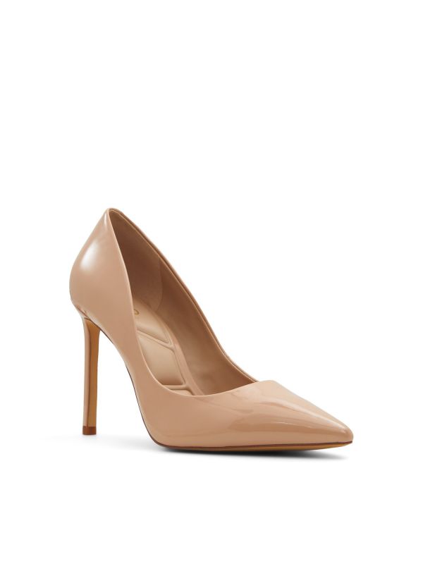 STESSY2.0 - נעלי עקב סירה בגימור מבריק לנשים