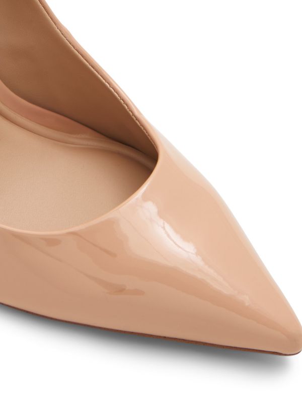 STESSY2.0 - נעלי עקב סירה בגימור מבריק לנשים