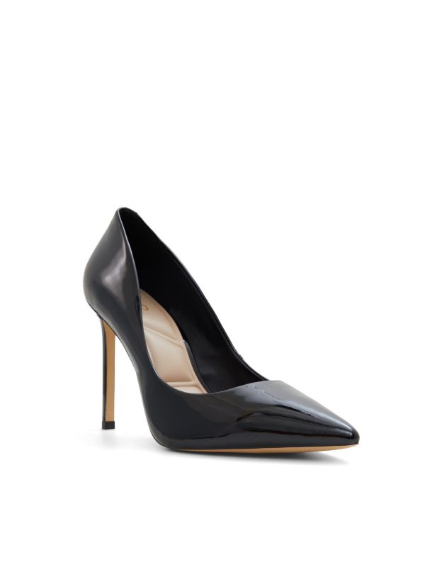 STESSY2.0 - נעלי עקב סירה בגימור מבריק לנשים