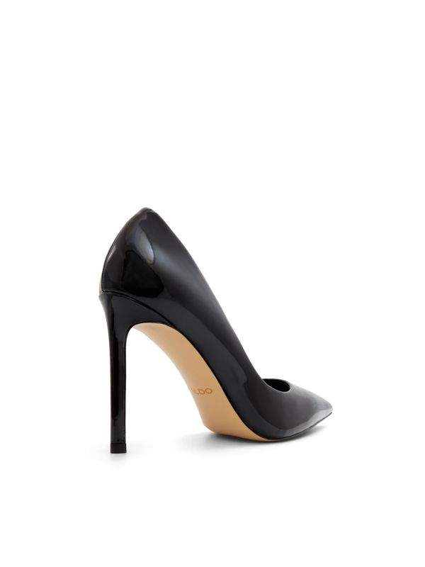 STESSY2.0 - נעלי עקב סירה בגימור מבריק לנשים