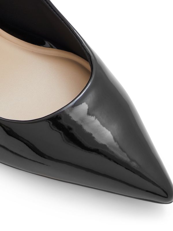 STESSY2.0 - נעלי עקב סירה בגימור מבריק לנשים