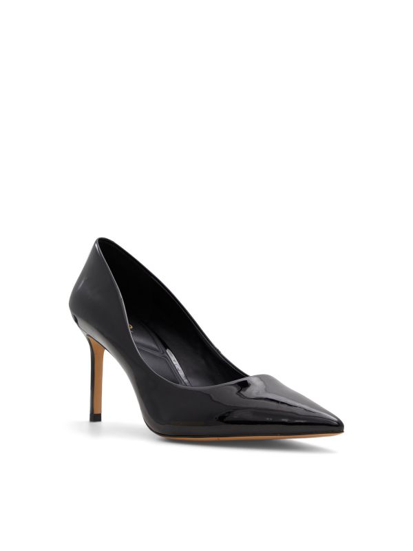 STESSYMID - נעלי סירה מבריקות עם עקב סטילטו לנשים