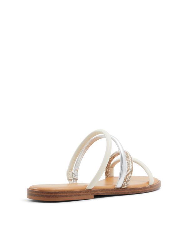 STILA - כפכפי רצועות דוגמת נחש לנשים