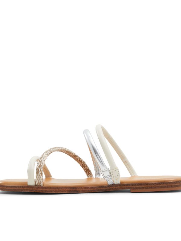 STILA - כפכפי רצועות דוגמת נחש לנשים