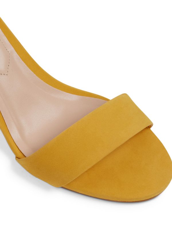 VILLAROSA - סנדלי עקב בינוני דוגמת נחש לנשים