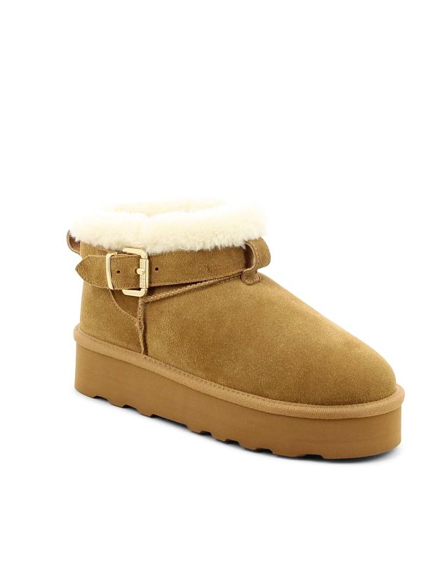 מגפוני נשים עם ריפוד פרווה