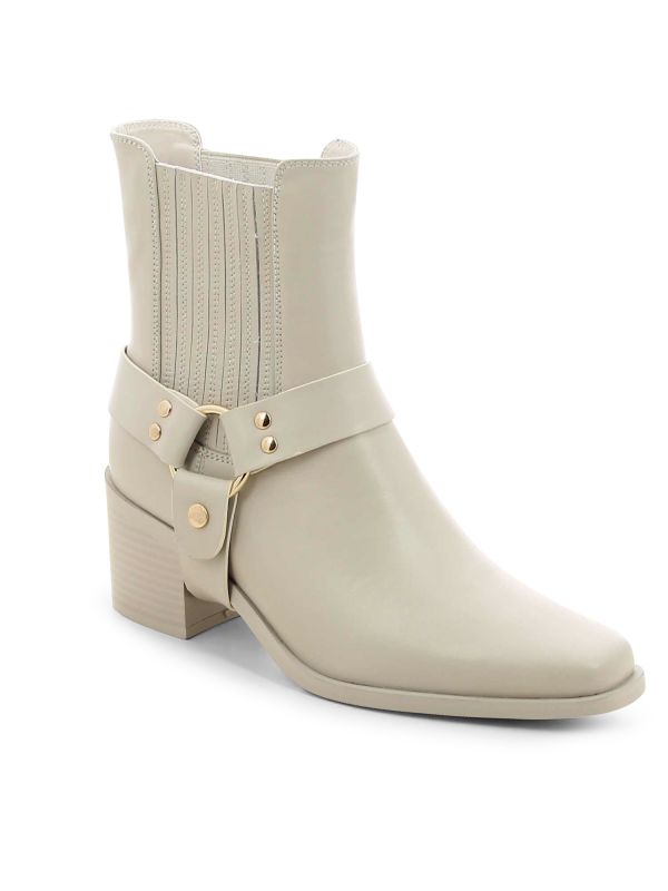 מגפוני בוקרים עם אבזם עגול לנשים