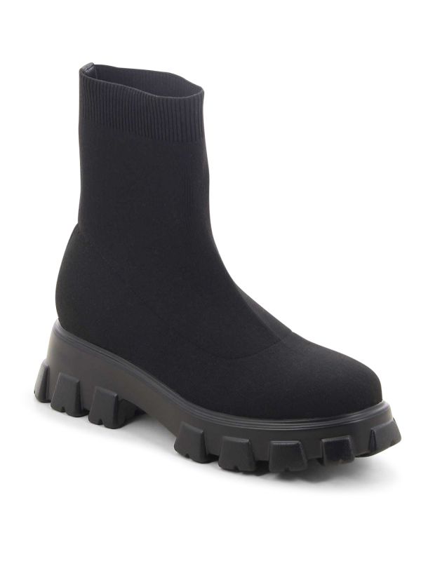 מגפוני גרב לנשים עם סוליית טרקטור