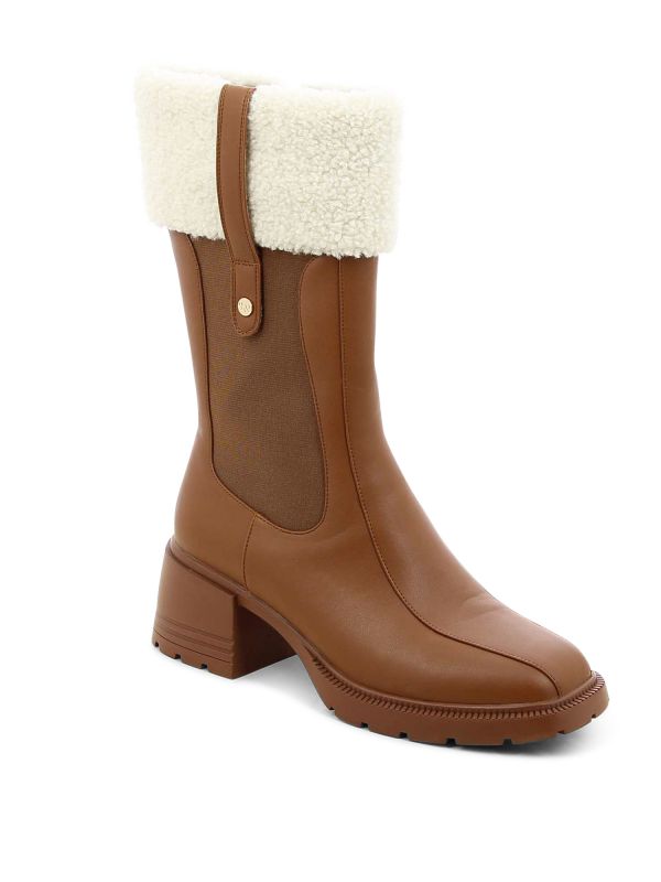 מגפוני עקב לנשים עם פרווה