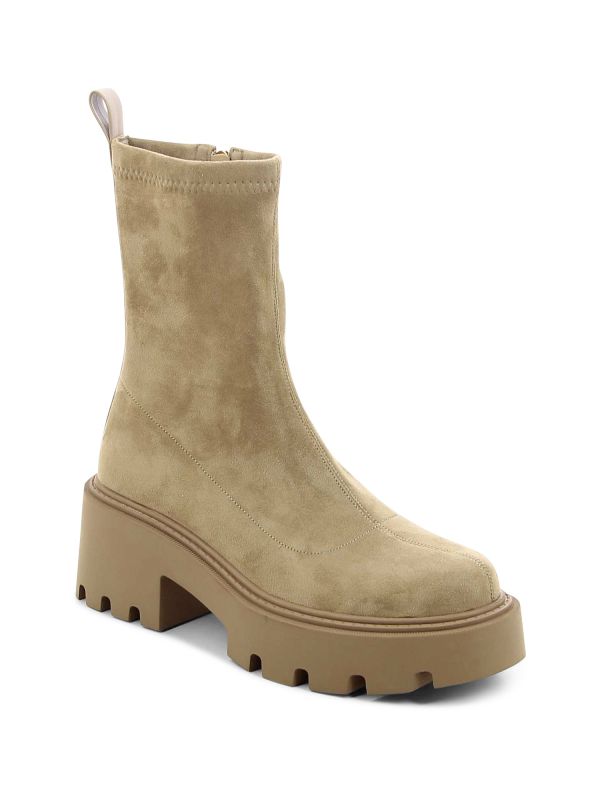 מגפוני גרב לנשים עם סוליית טרקטור