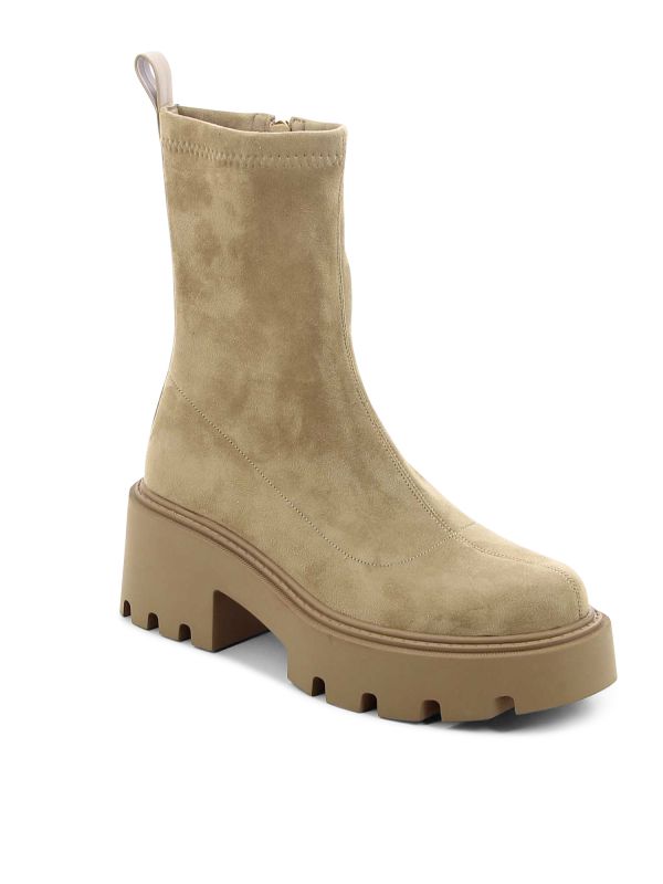 מגפוני גרב לנשים עם סוליית טרקטור