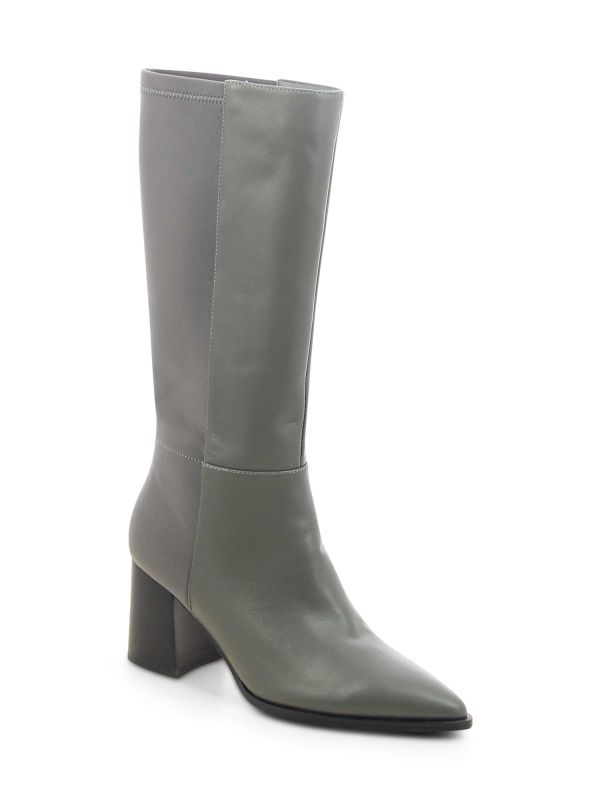 מגפיים עם עקב צ’אנקי לנשים