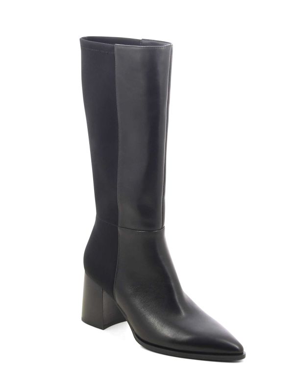 מגפיים עם עקב צ’אנקי לנשים