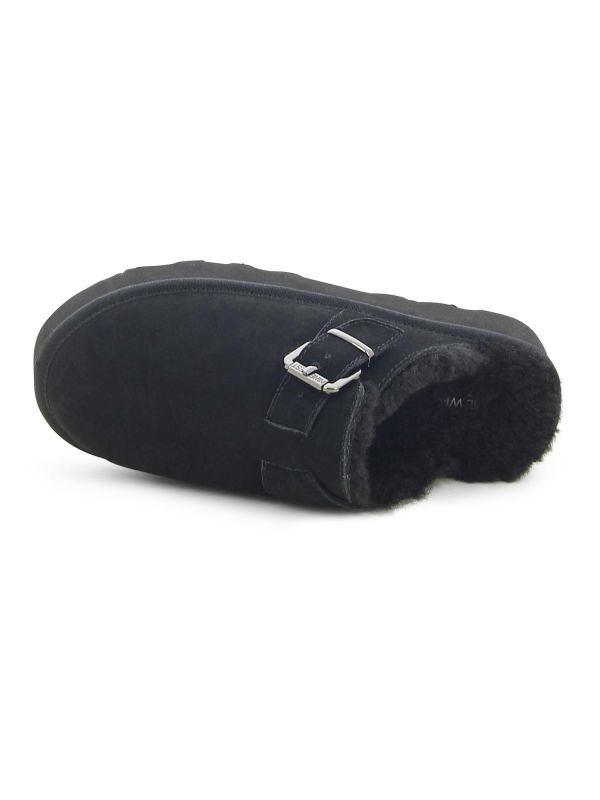 כפכפי פרווה עם אבזם לנשים