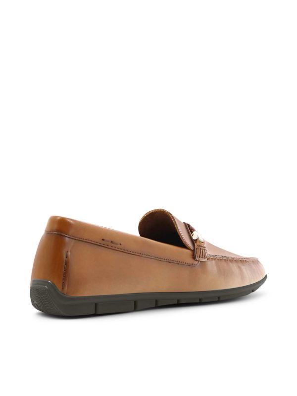 ZIRNUFLEX- נעלי לואפרס מעור עם אבזם לגברים