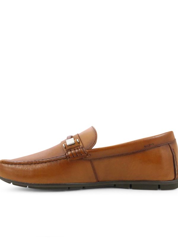 ZIRNUFLEX- נעלי לואפרס מעור עם אבזם לגברים