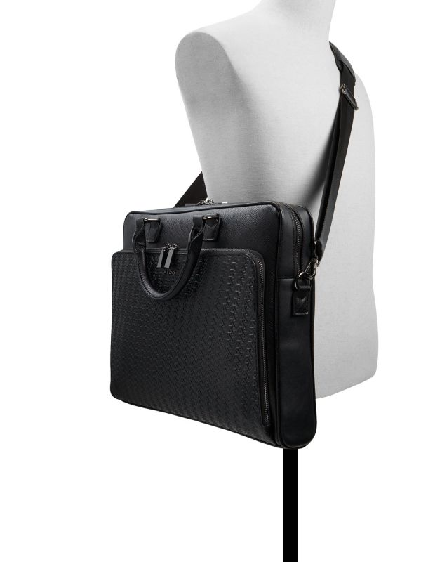 ONIAMOND - תיק מסמכים לגברים דוגמא קלועה