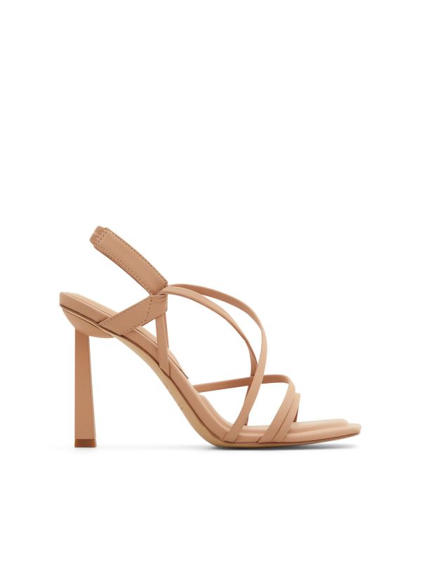 ANNALIE - סנדלי עקב גבוהים עם רצועות מוצלבות