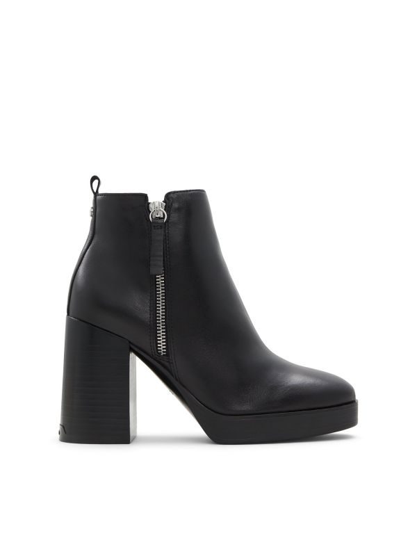 CREMELLA - מגפוני עקב צ’אנקיים מעור לנשים