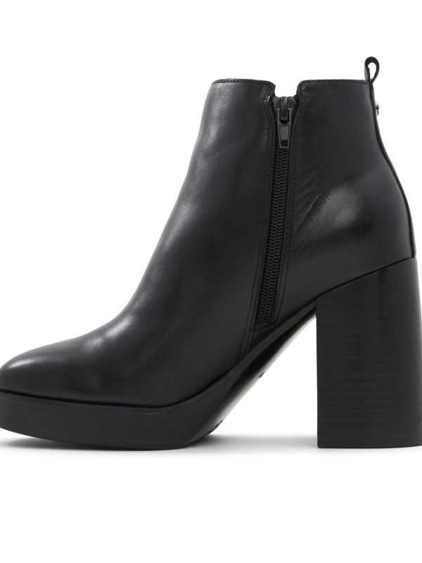 CREMELLA - מגפוני עקב צ’אנקיים מעור לנשים