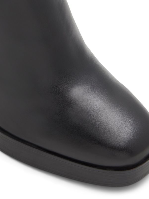 CREMELLA - מגפוני עקב צ’אנקיים מעור לנשים