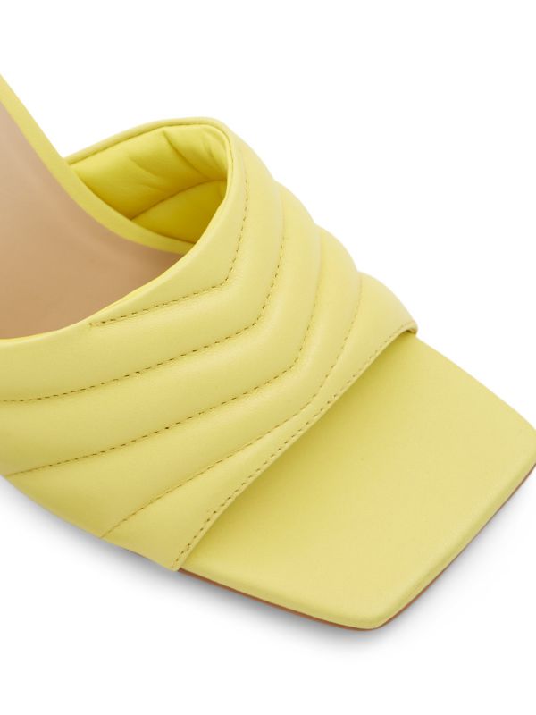 DANIELLITA - כפכפי עקב עם חרטום מרובע