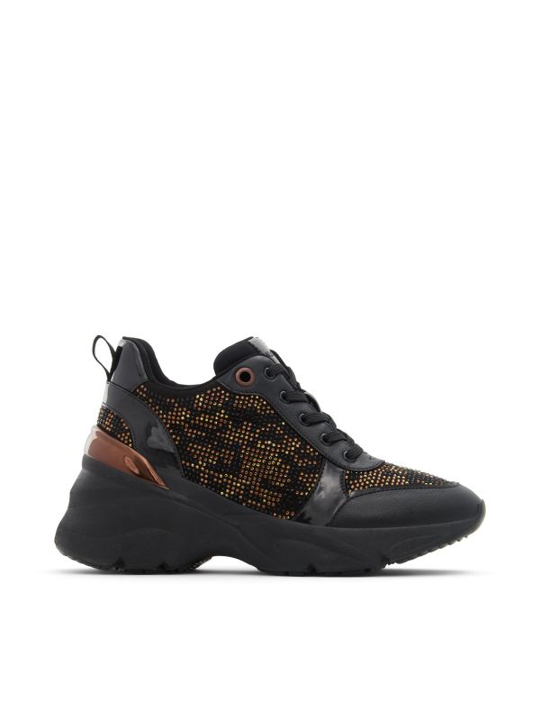 EADITH - נעלי סניקרס צ’אנקיות עם אבנים